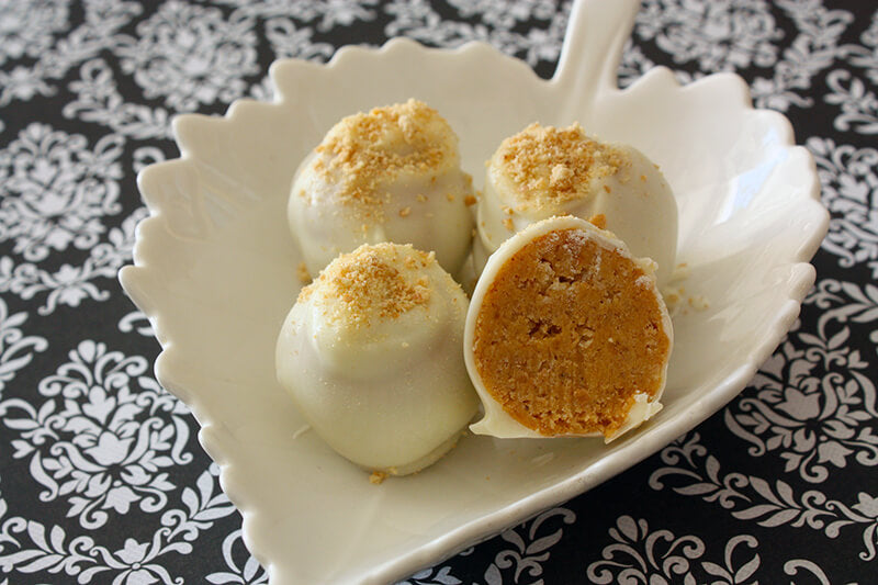 Pumpkin Spice: Hot Buttered Rum and White Chocolate Truffles