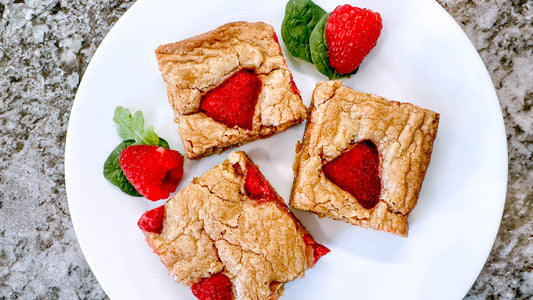 With a delicate blend of tartness and sweetness, this easy one-pan blondie will have your expectations blown away with how soft and tender they come out.