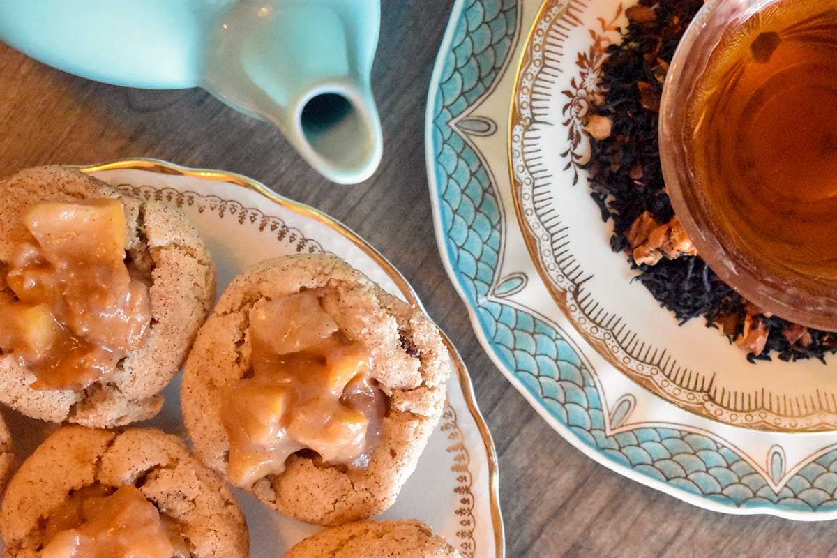 Snickerdoodle Apple Pie Bites Plum Deluxe Tea