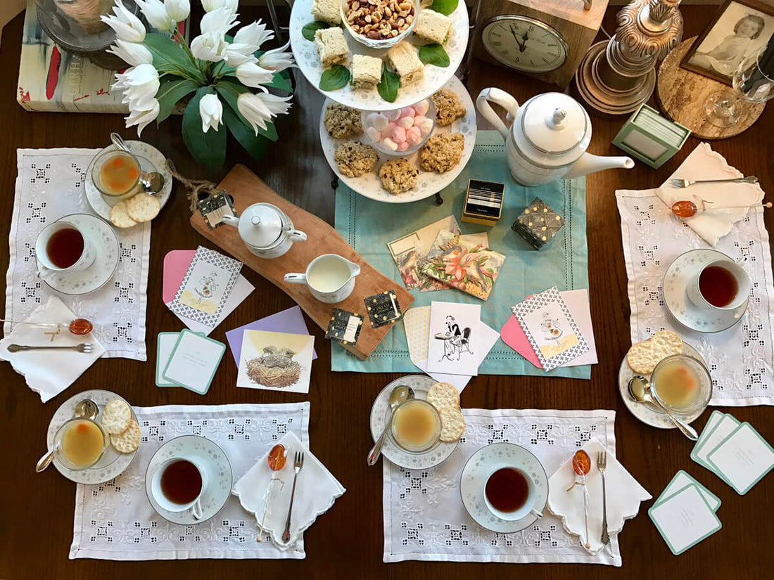 How to Host a Tea & Letter Writing Party – Plum Deluxe Tea