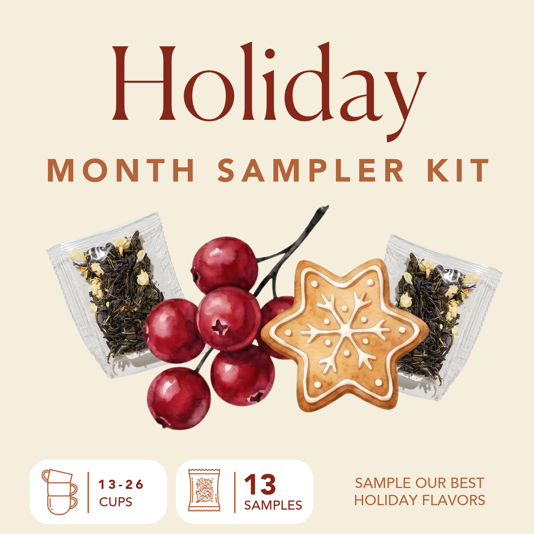 Holiday Teas Sample Kit (13 Samples)