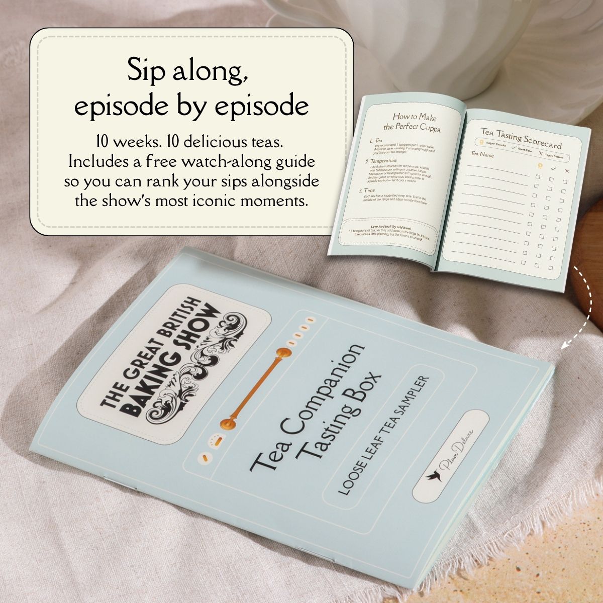 Great British Baking Show Tea Companion Tasting Box