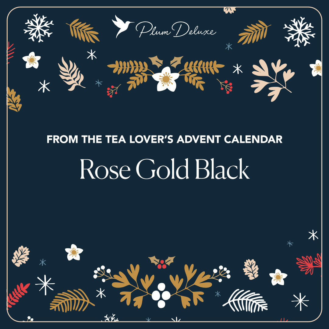 Rose Gold Black Tea (Vanilla / Rose / Ginger)