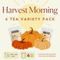 Harvest Morning Tea Variety Pack [6 Full Size Teas] (Caffeinated)