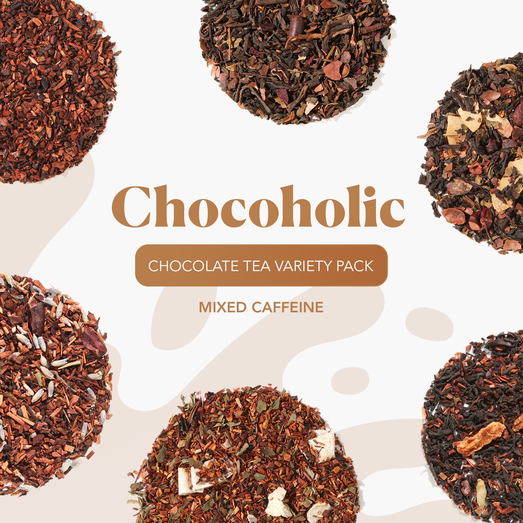 Top Choco Tea 'Chocoholic' Chocolate Tea Variety Pack [6-Pack Variety of Flavors ...