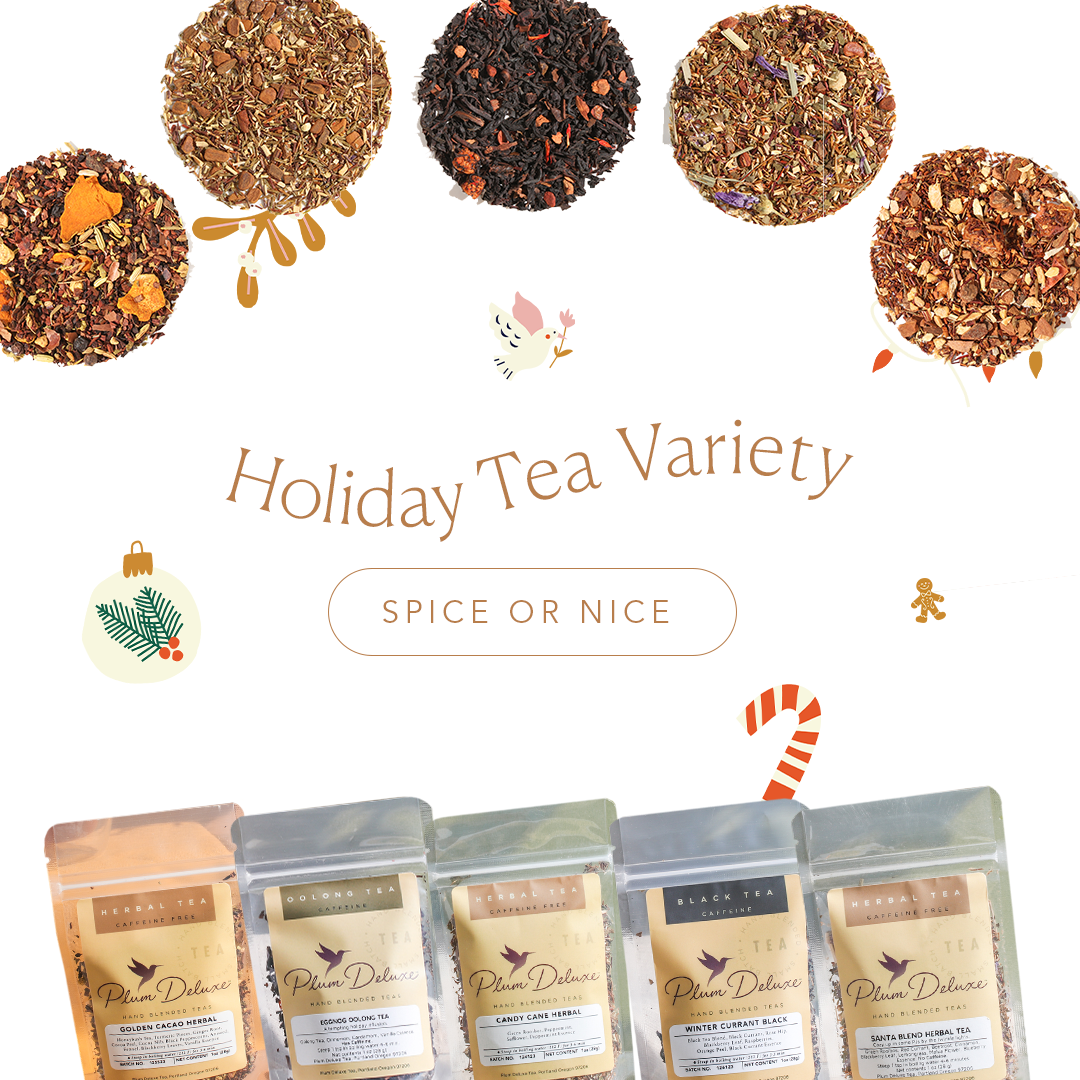 Holiday Tea Variety Pack [6-Pack Variety of Flavors]