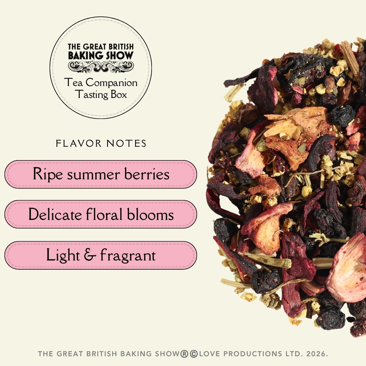Strawberry Elderflower Herbal Tea