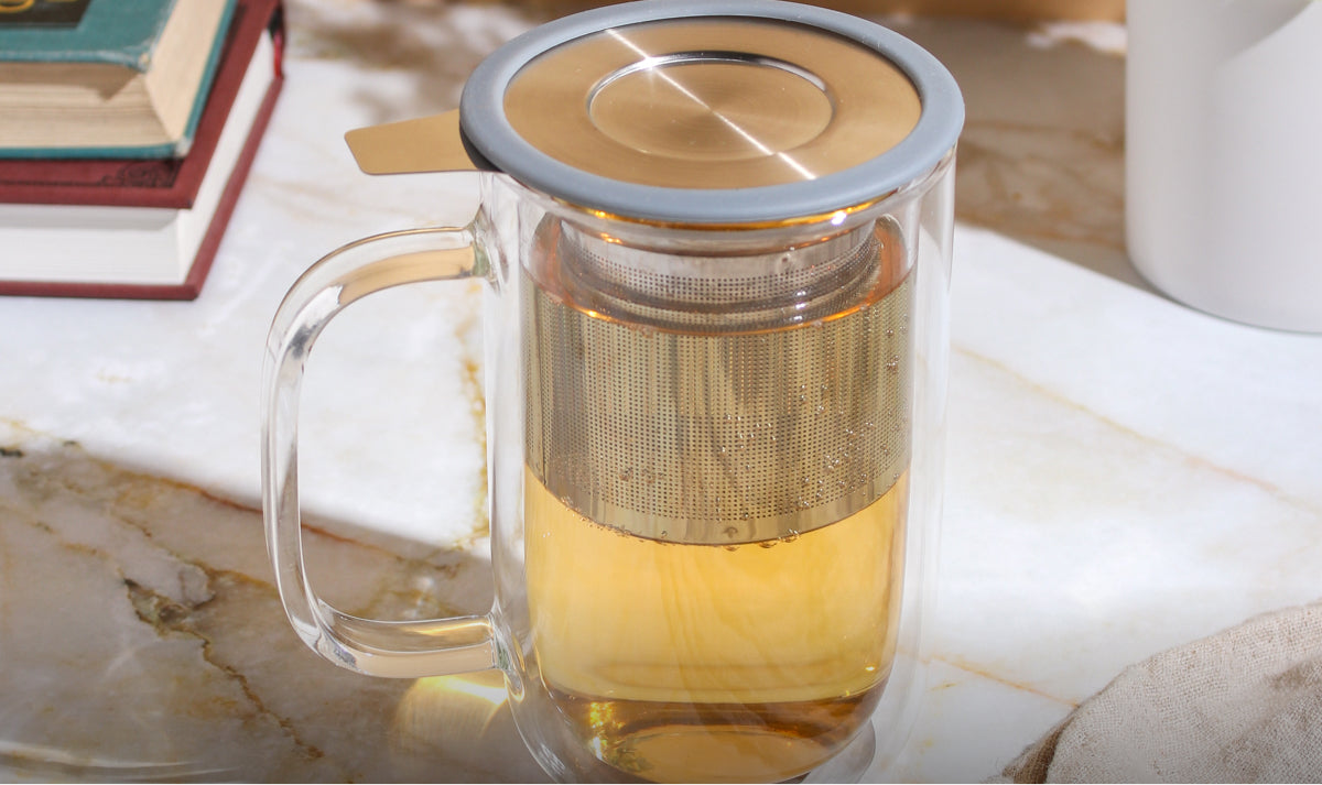 Perfect Tea Mug with Infuser/Lid – Plum Deluxe Tea