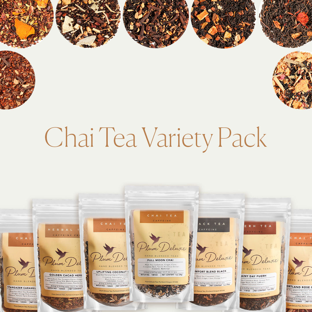 Chai Tea Variety Pack [6-Pack Variety of Flavors]