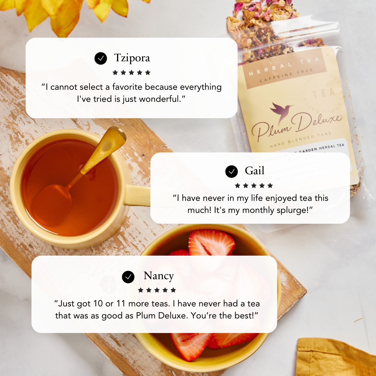 Strawberry Herbal Tea | Echinacea & Elderberry Immunity Tea – Plum ...