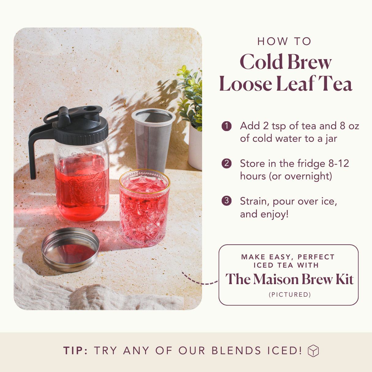 Wildberry Refresher Herbal Tea (Berries - Lavender)