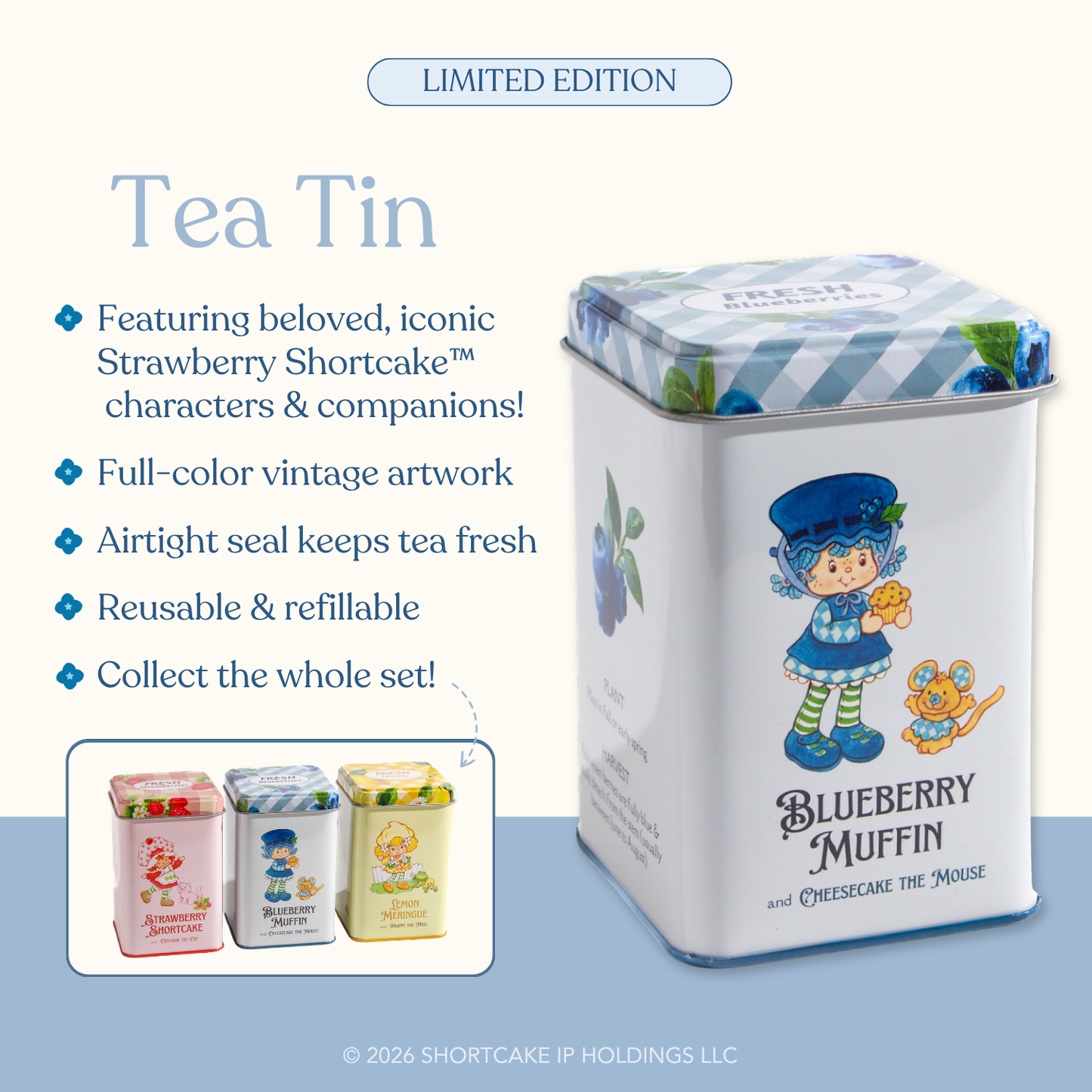 Berry Besties Bundle (3 Teas + 3 Collectible Tins)
