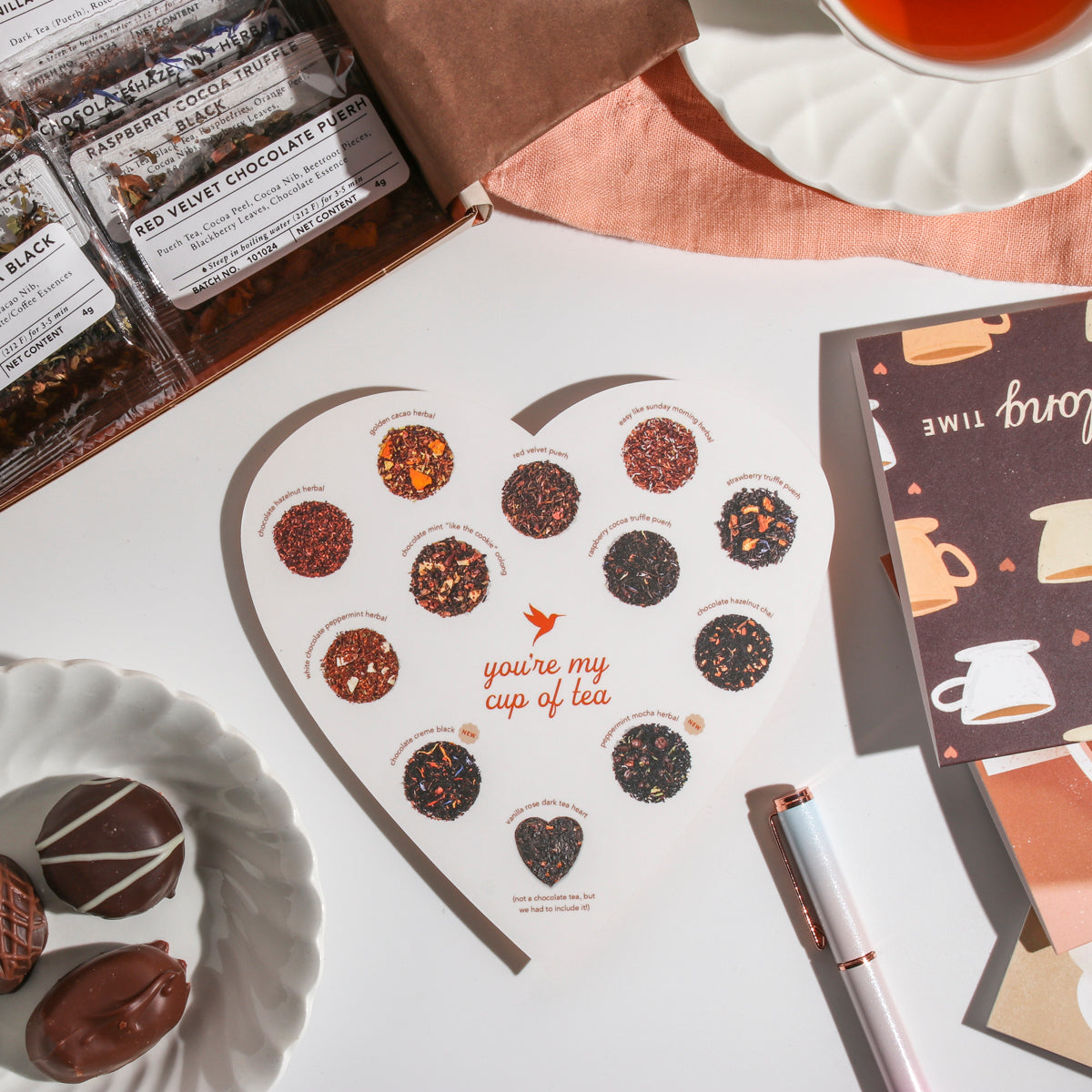 Box of Chocolate Teas: Valentine's Tea Sampler