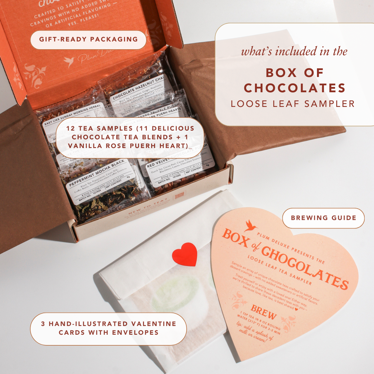 Box of Chocolate Teas: Valentine's Tea Sampler