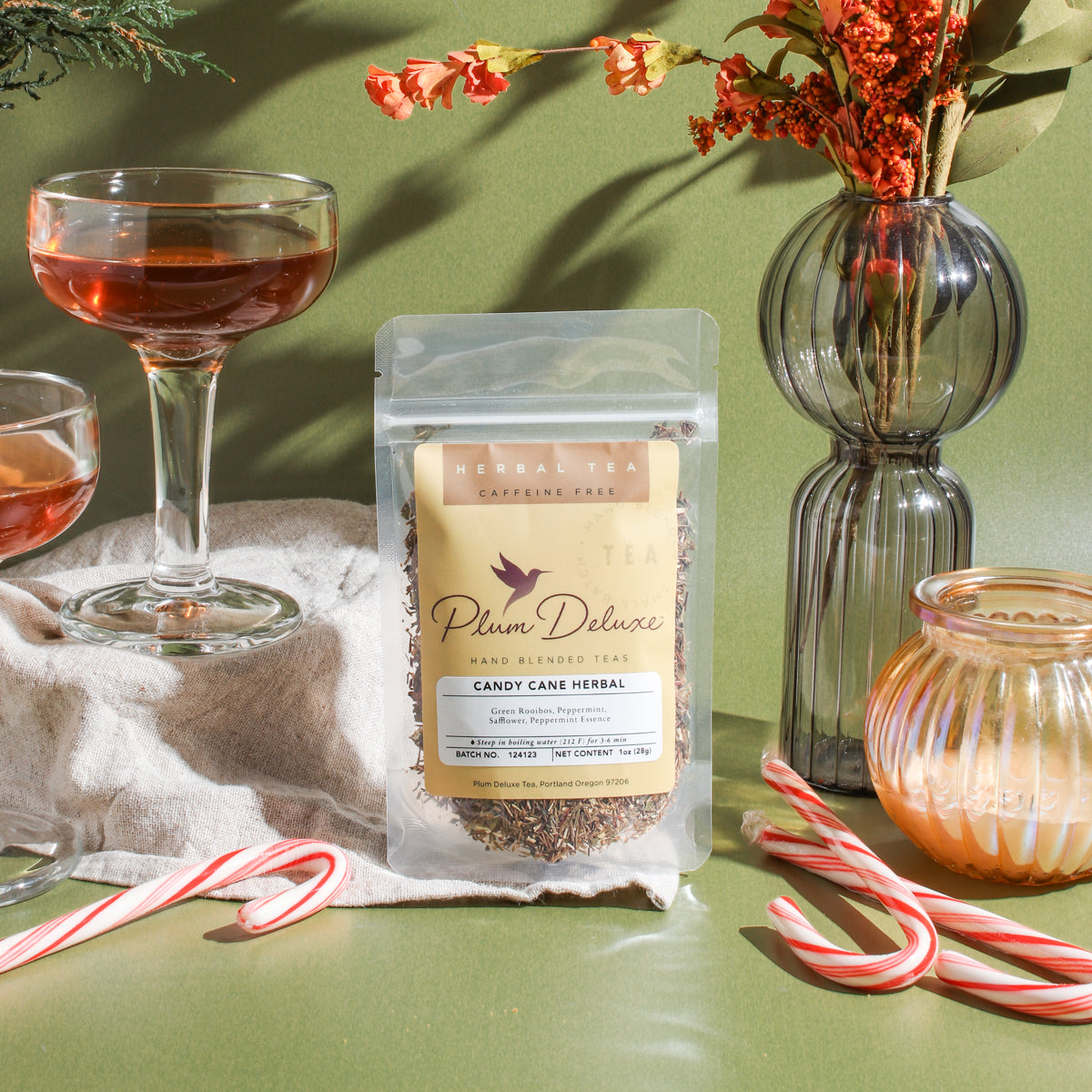 Candy Cane Herbal Tea (Vanilla - Peppermint)