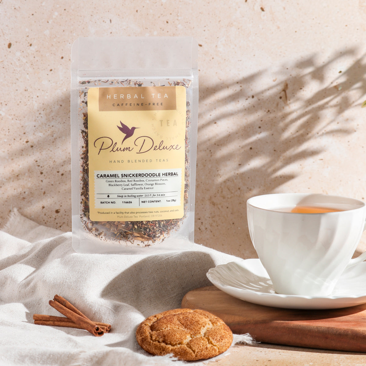 Caramel Snickerdoodle Herbal Dessert Tea