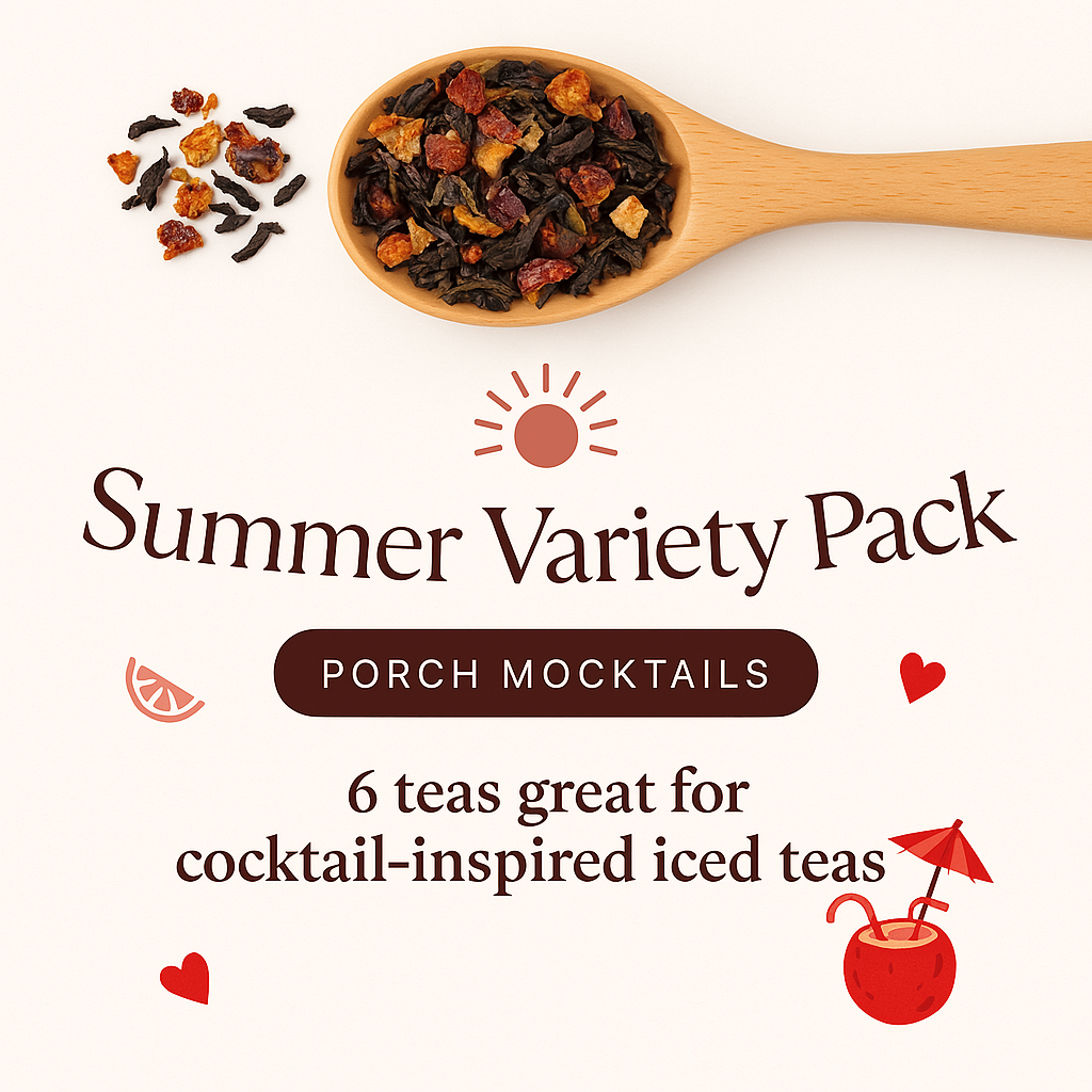 Porch Mocktails Tea Variety Variety Pack [6-Pack Variety of Flavors]
