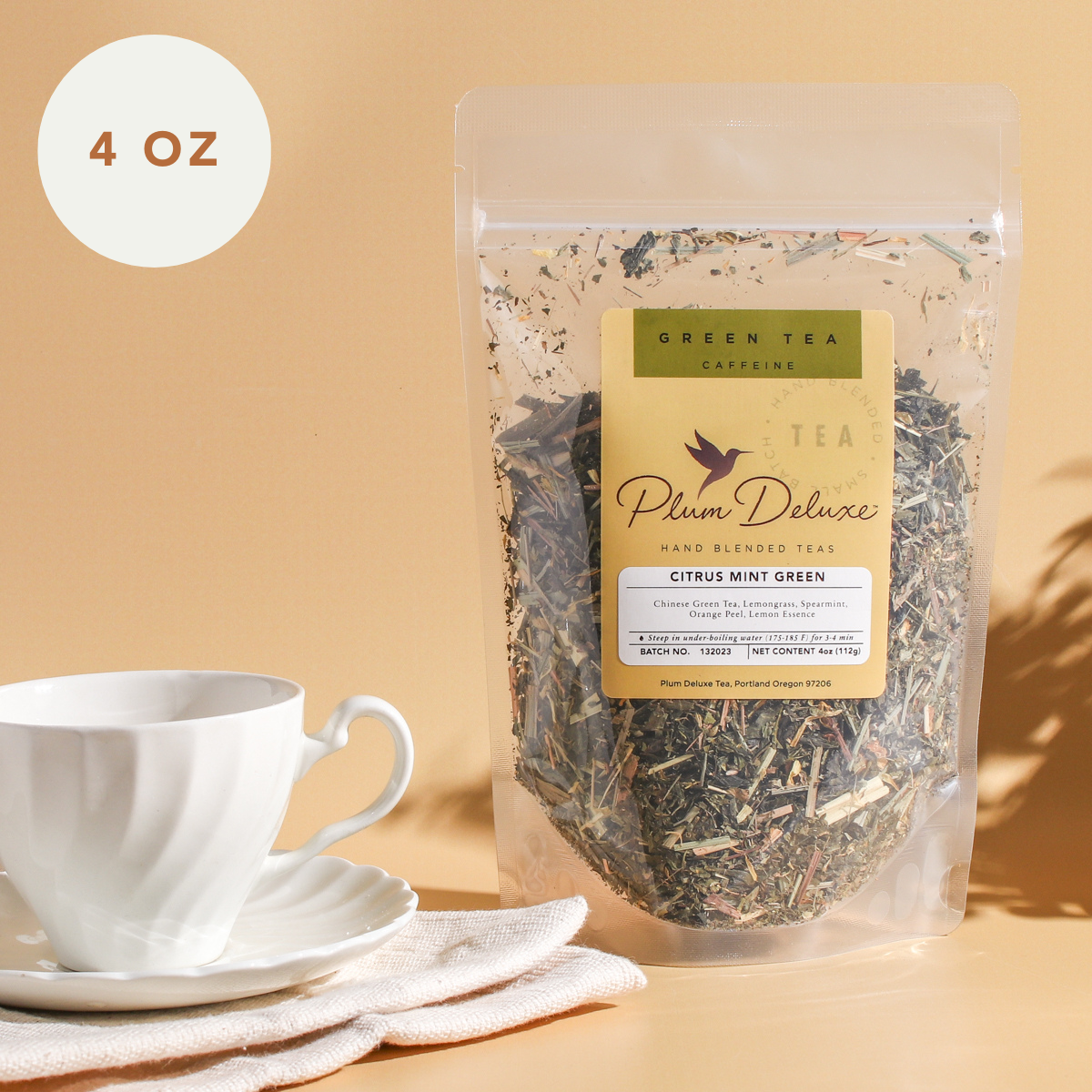 Citrus Mint Green Tea (Lemon - Orange - Lemongrass - Mint)