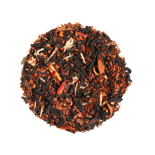 Advent 2023 Herbal Day 18 Chestnut Creme DECAF Plum Deluxe Tea
