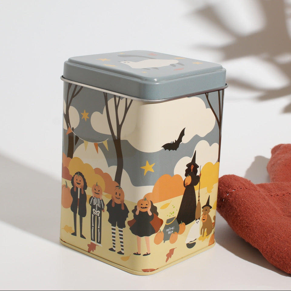 Halloween Haunts Tea Tin (Holds 1-2 oz Tea)