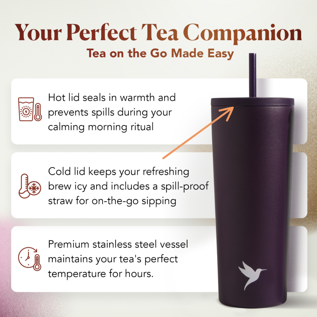 Hot & Cold Tea Tumbler (4 Colors)