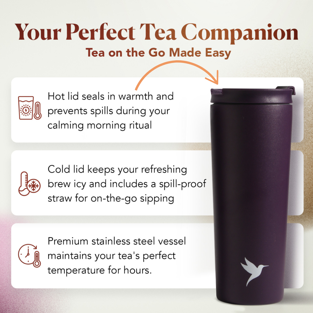 Hot & Cold Tea Tumbler (4 Colors)