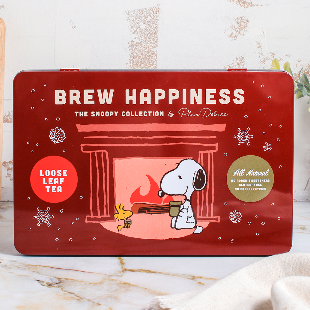 Brew Happiness Snoopy Tea Gift Tin