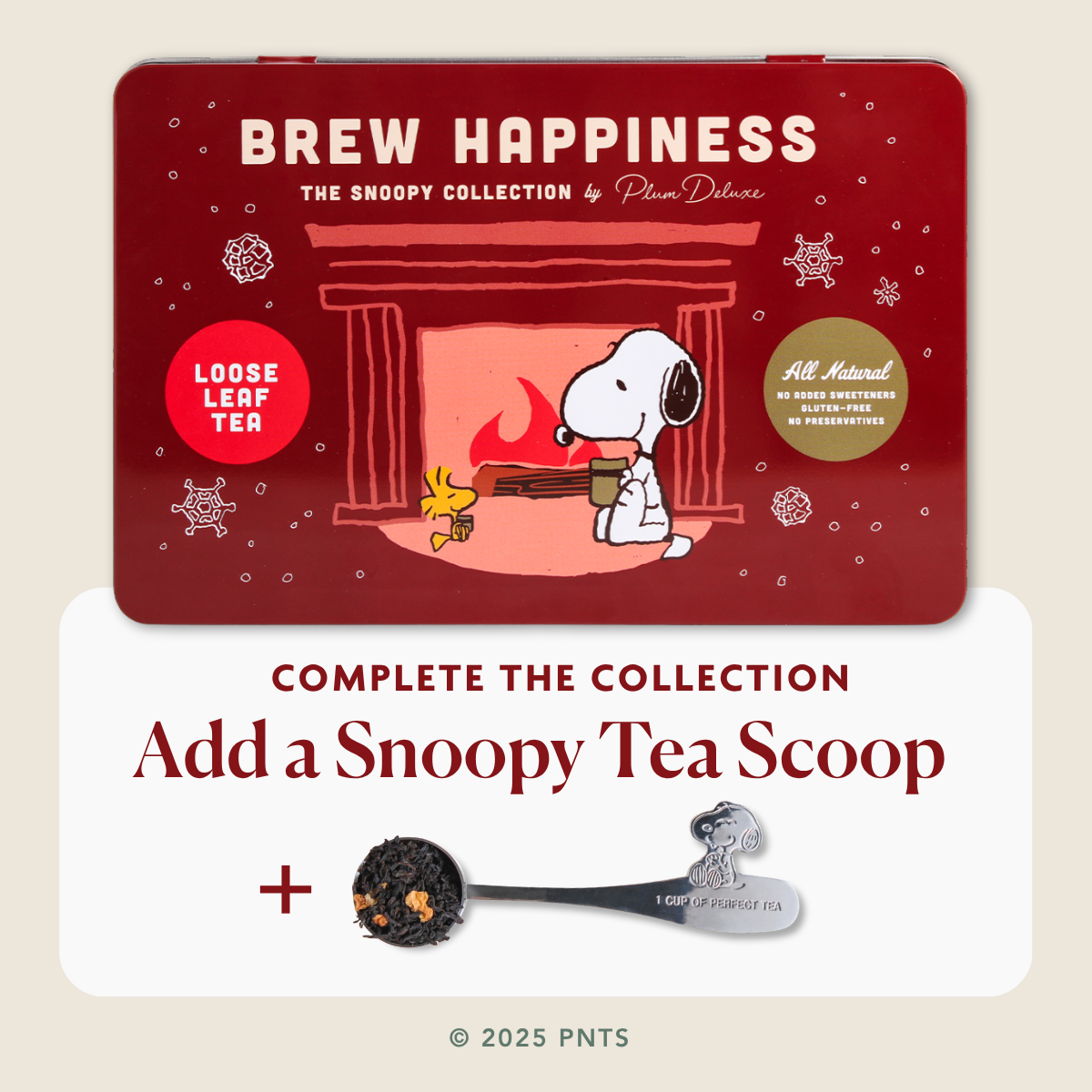 Brew Happiness Snoopy Tea Gift Tin