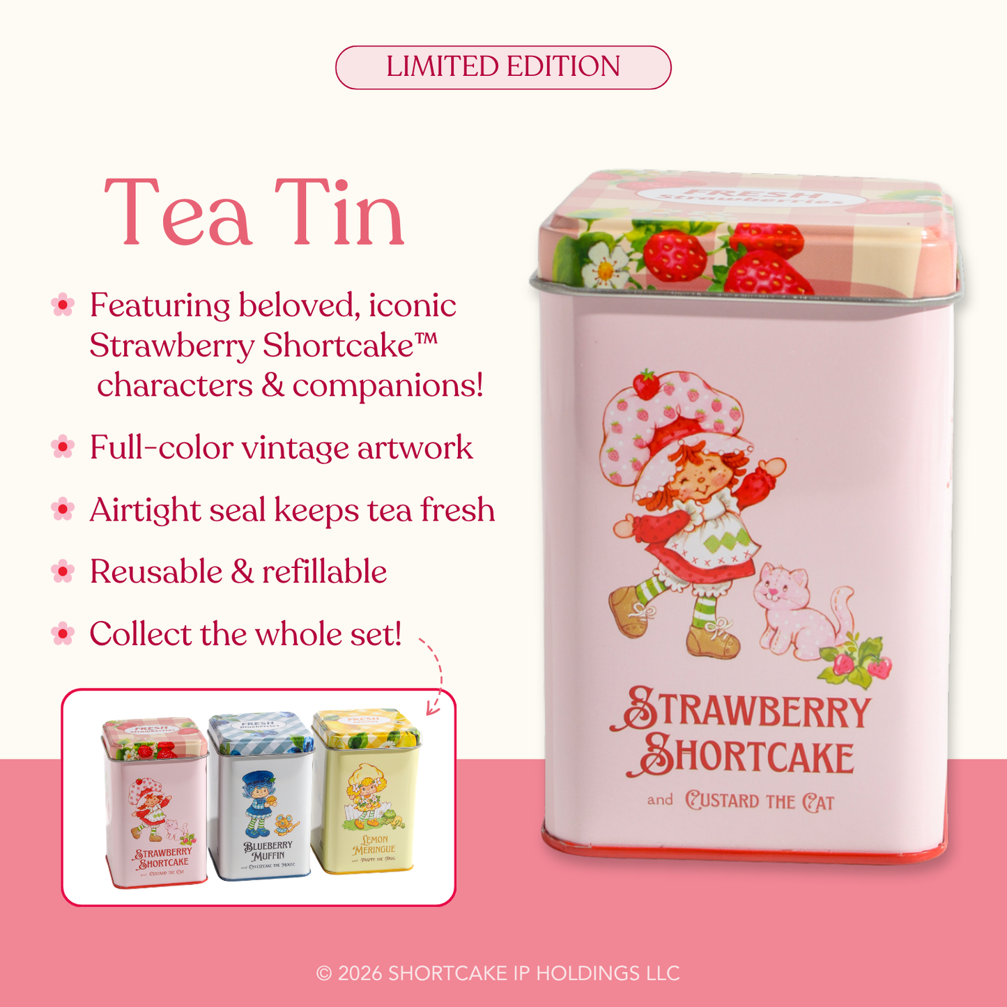 Strawberry Shortcake™ Tea Tin