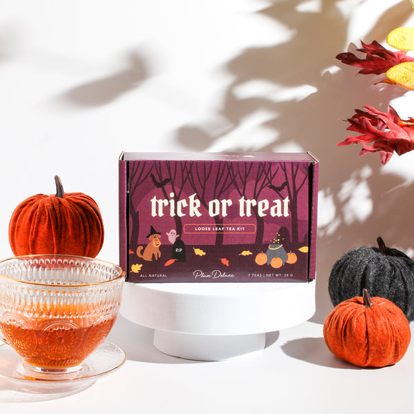 Halloween Trick or Treat Sampler Box (7 Exclusive Blends!) – Plum