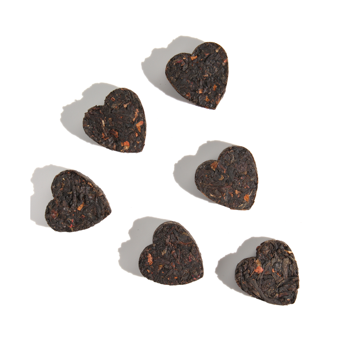 Vanilla Rose Dark Tea (Puerh) Hearts