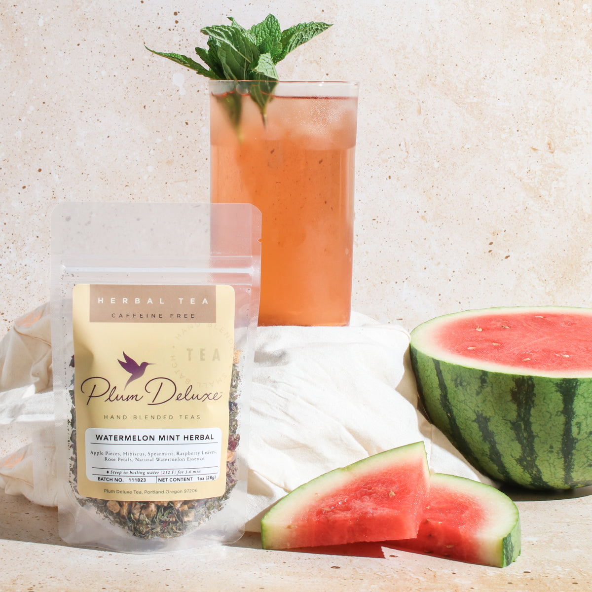 Watermelon Mint Herbal Tea