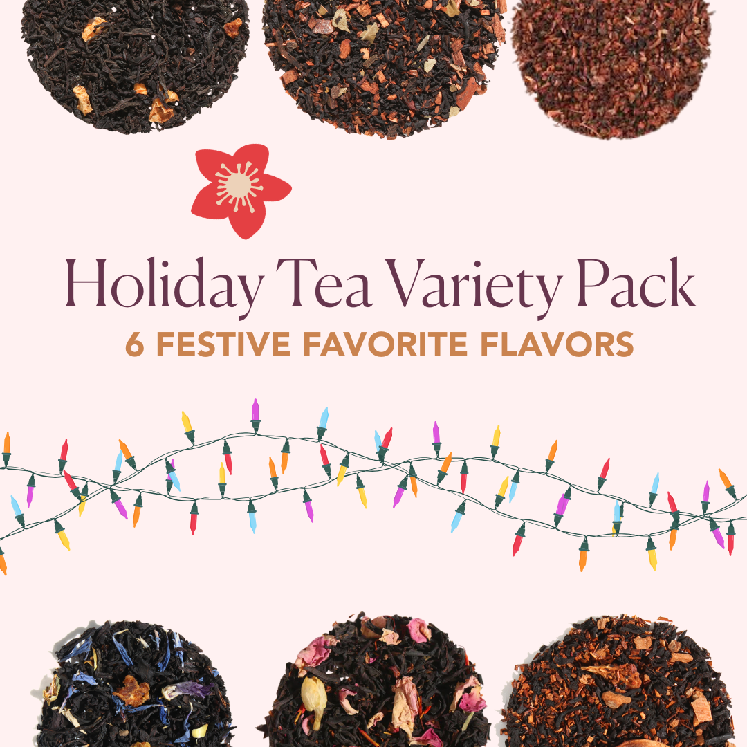Holiday Tea Variety Pack [6-Pack Variety of Flavors]
