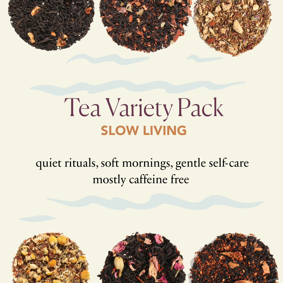 Slow Living Tea Variety Pack [6-Pack of Flavors]