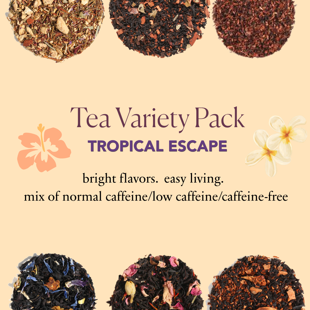 Tropical Escape Tea Variety Pack [6-Pack of Flavors]