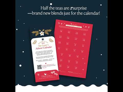 Tea Lover's Advent Calendar- Pre-Release, Ships Starting Oct 20th