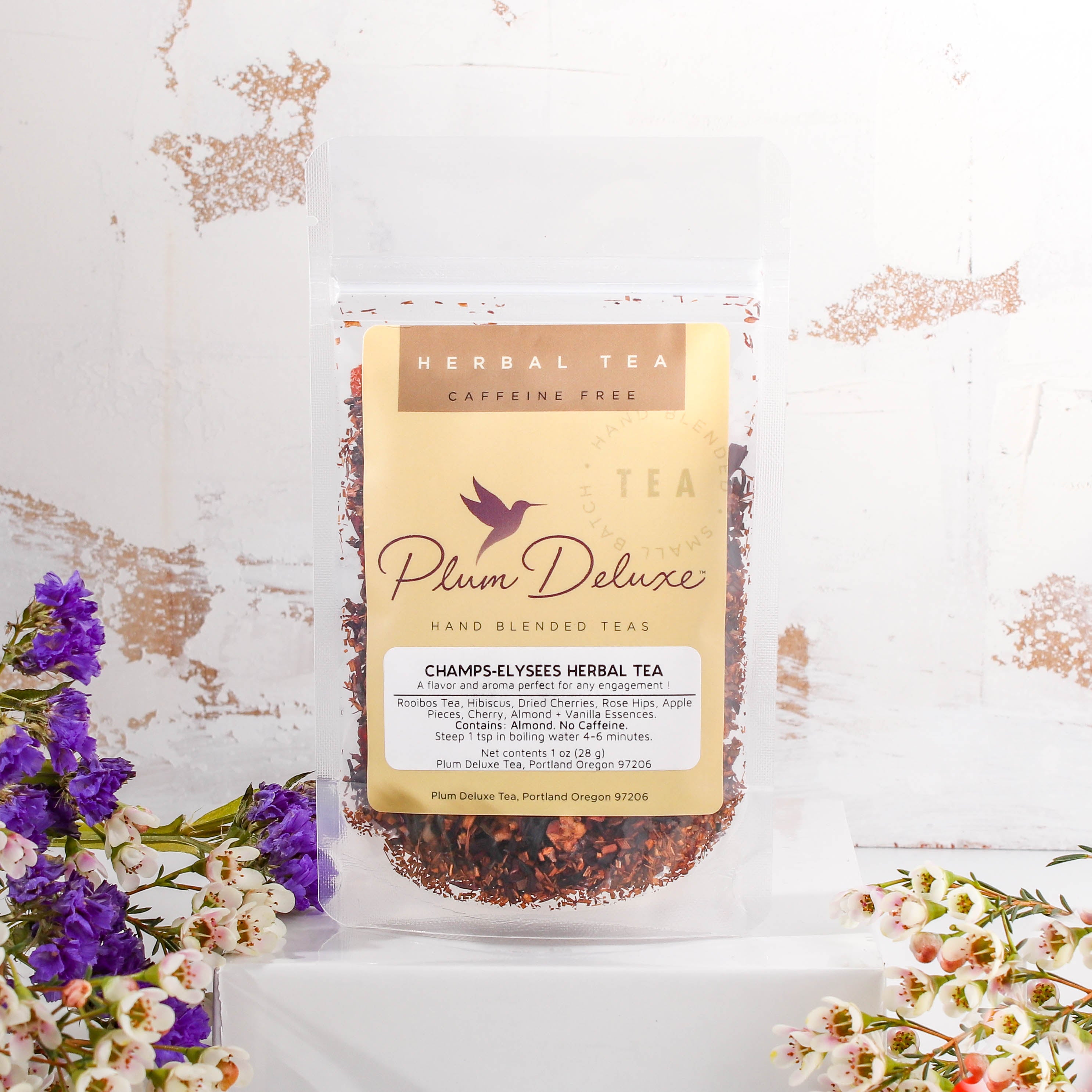 Champs-Élysées Herbal Tea (Tart Cherry-Almond)