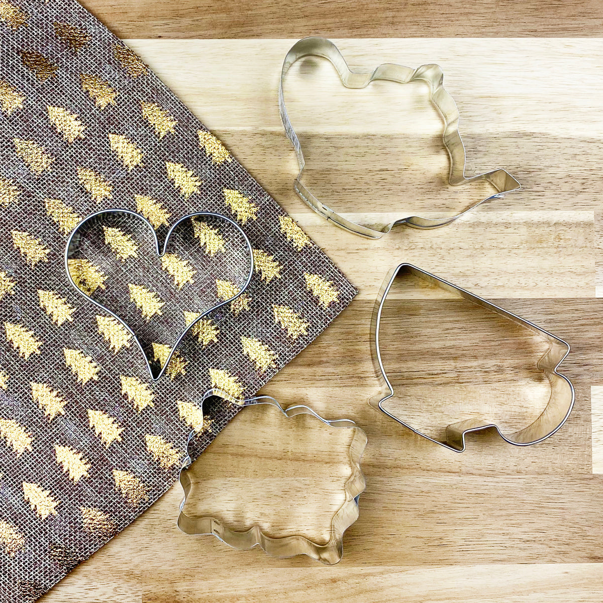 Tea Time Cookie Cutter Kit in Muslin Bag