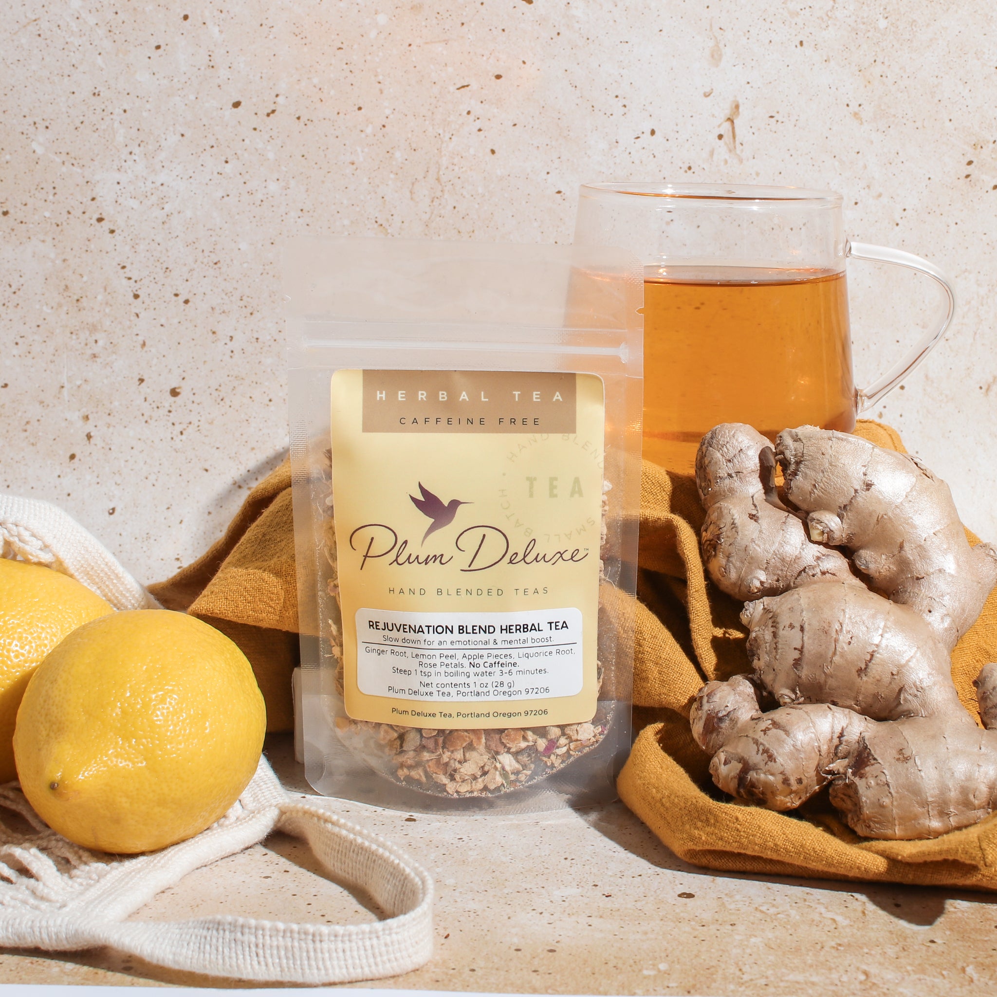 Rejuvenation Blend Herbal Tea (Ginger - Lemon)