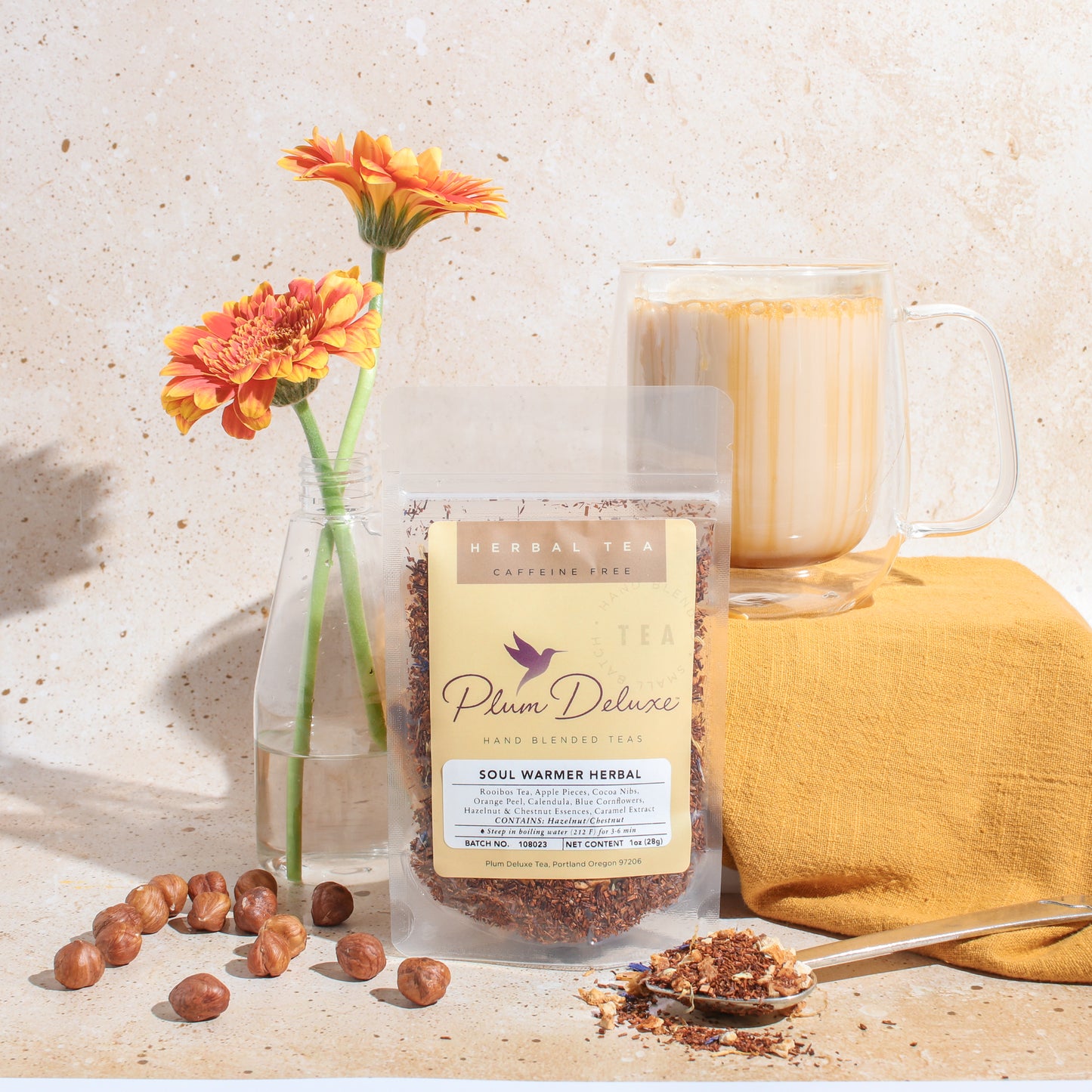 Soul Warmer Herbal Tea (Hazelnut - Chestnut - Caramel)