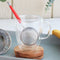Stainless Steel Mesh Infuser "Tongs" with Orange Silicone Grip Handle