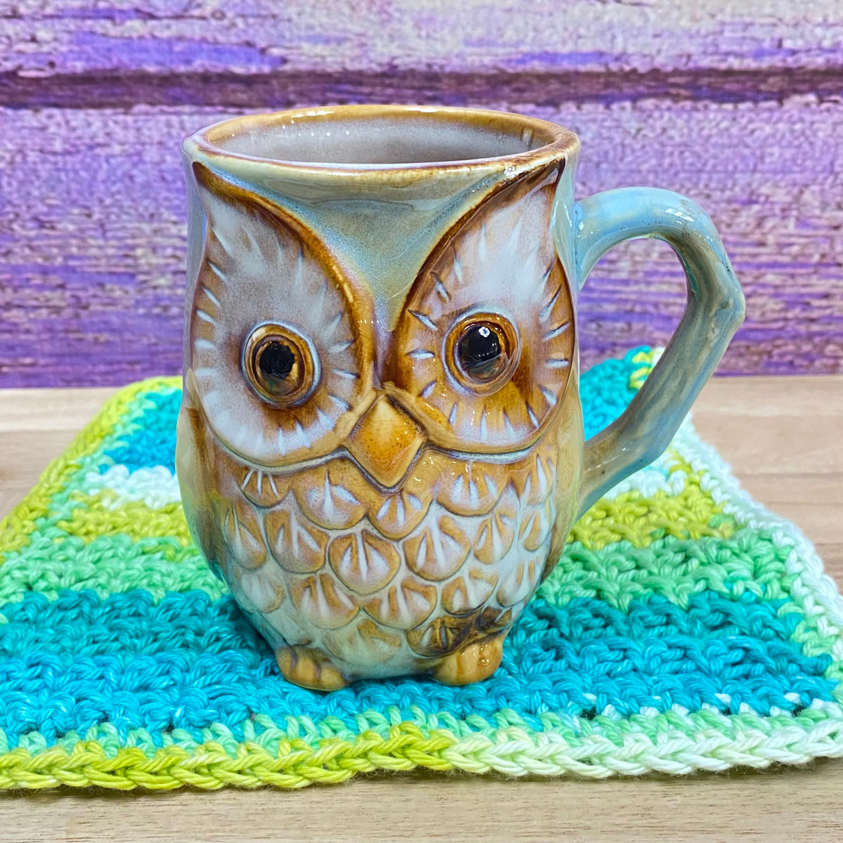 Wise Owl Pewter Tea Infuser and Mug