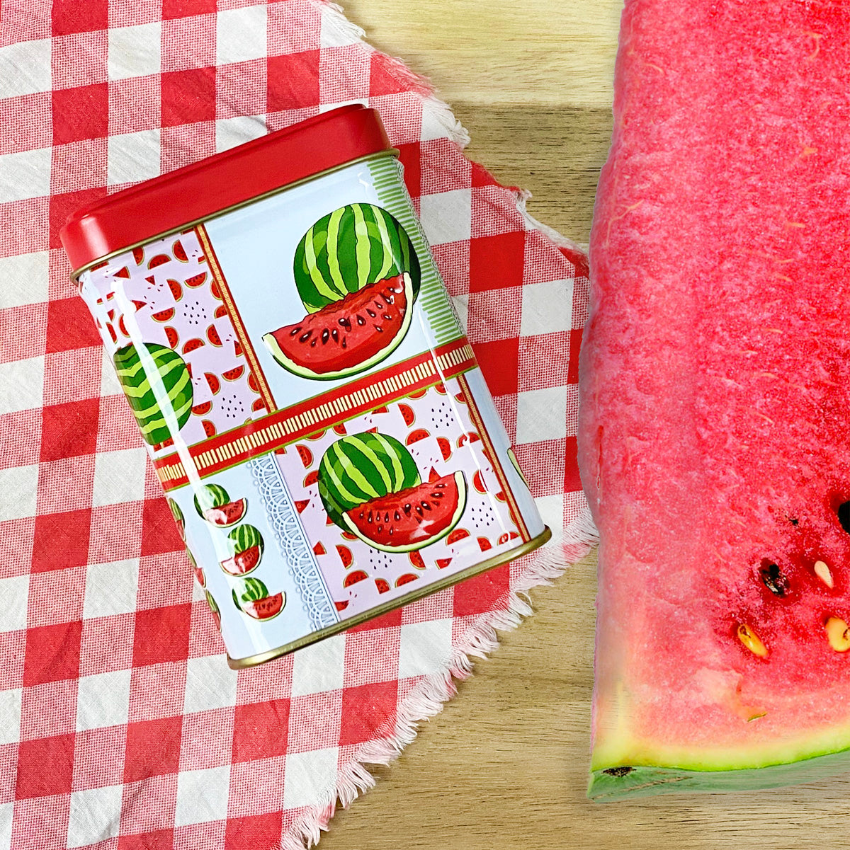 watermelon tin side square